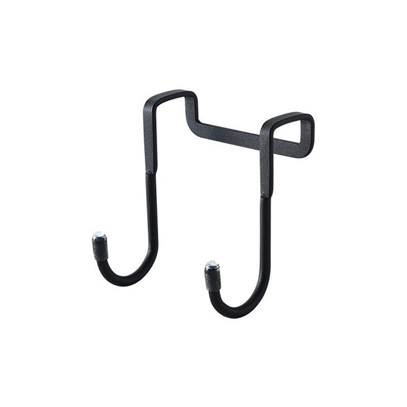 304 Stainless Steel Hook Free Punching Double S-Shape Hook Kitchen Bathroom Cabinet Door Back Type Coat Towel Storage Hanger