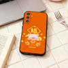 LuLu the piggy phone Case For Samsung Galaxy A73,A72,A71,A70,A53,A52,A51,Others Soft Black Shell