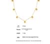 18K Gold Plated Titanium Baroque Geometric Scallop Pendant Necklace for Women - Personality Temperament Clavicle Chain Jewelry