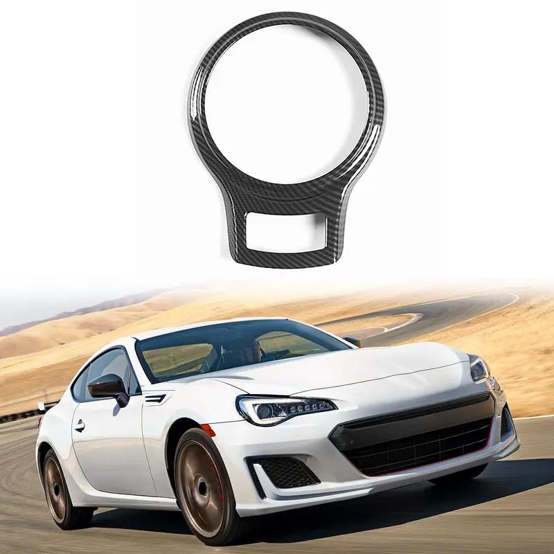 Auto Carbon Fiber Central Gear Panel Control Panel Decal Car Interior Modification for Toyota 86/Subaru BRZ 2012-2020