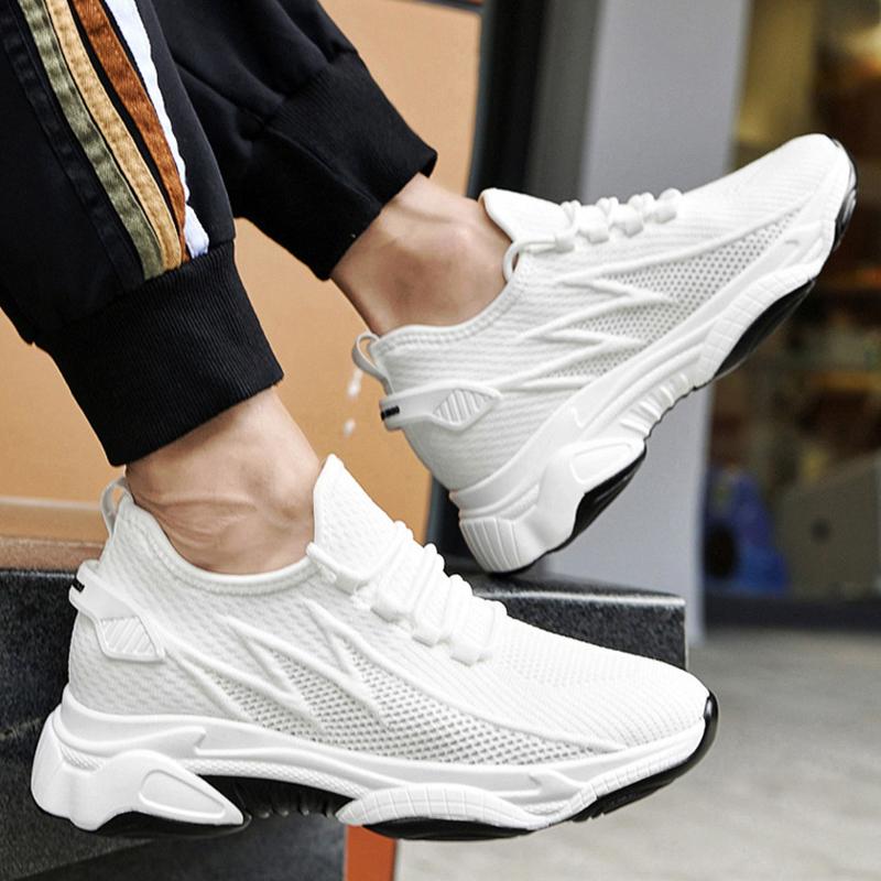 Scarpe da ginnastica da uomo Scarpe con rialzo Scarpe per aumentare l'altezza da uomo Casual Soletta 10 cm 8 cm 6 cm Tacchi opzionali Mocassini Uomo più alto Sport