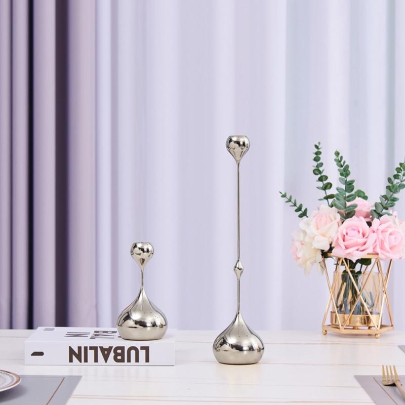 Retro Candlestick Candle Holders Metal Taper Candle Holders for Table Centerpieces Wedding Christmas Home Decorations