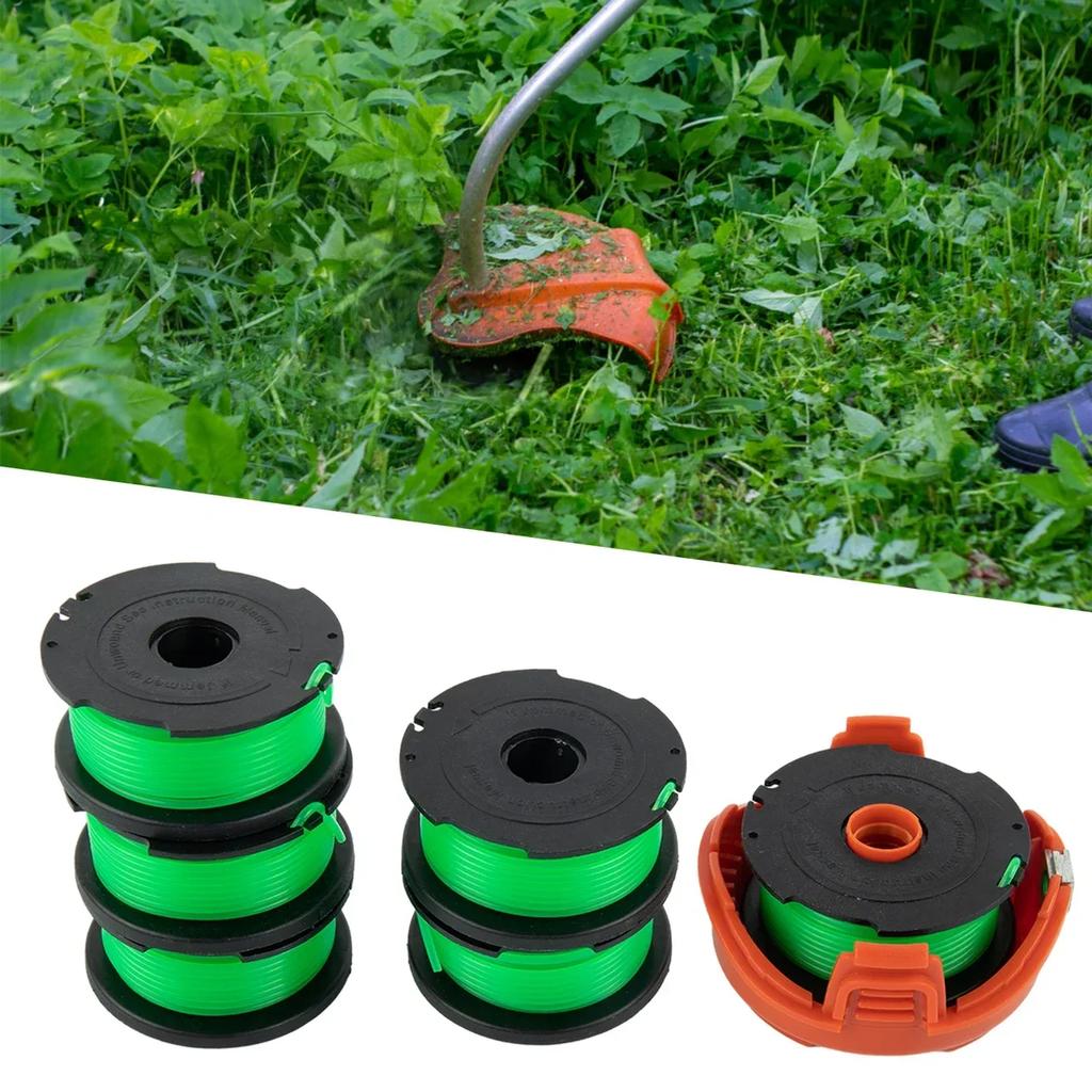Long Lasting Trimmer Spool Line + Cap Compatible with For Black & Decker GL7033 GL8033 GL9035 Reliable Performance
