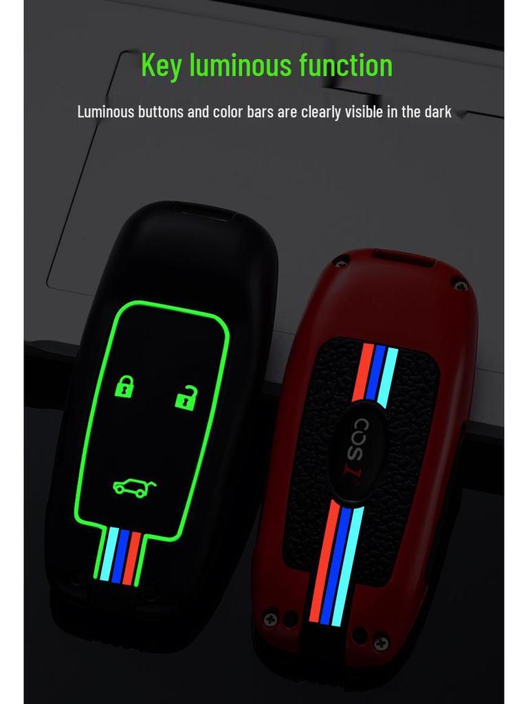 Changan Oshan Cos1° Key Case: Premium Metal Shell for Smart Cosay Mos Car Key