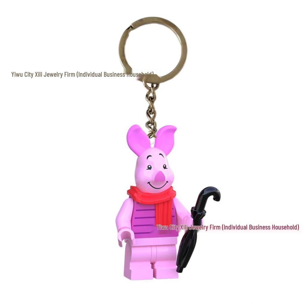 Klíčenka s přívěskem - Batman & Králík Bugs Bunny - Ozdoba na tašku pro páry