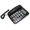 Corded Phone Caller ID Adjustable Ringtone Shortcuts Memory Wired Landline with Indicator for Home Office
