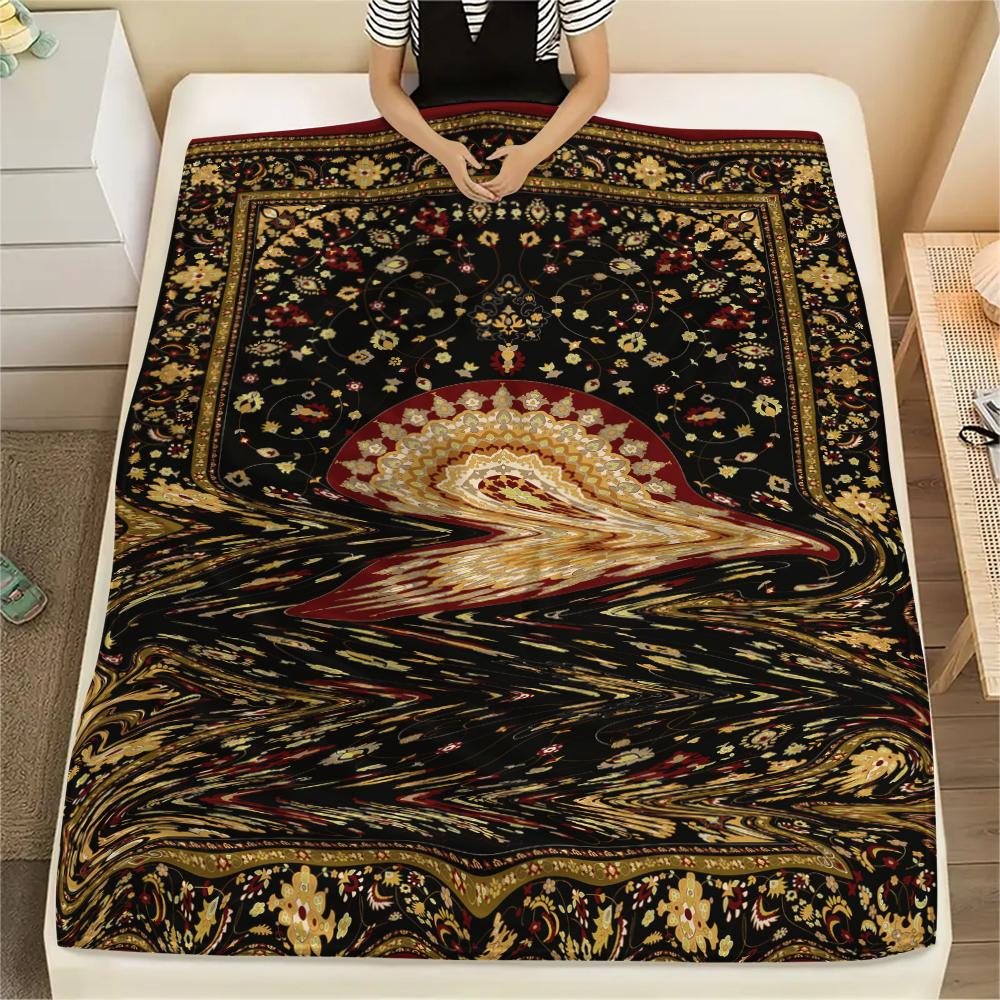 1 pièce Couverture en Flanelle Imprimée Dessin Animé, Haute Qualité Confortable pour Toutes les Saisons, Décoration de Maison, Chaleur et Confort, Parfait pour un Cadeau de Noël ou d'Anniversaire