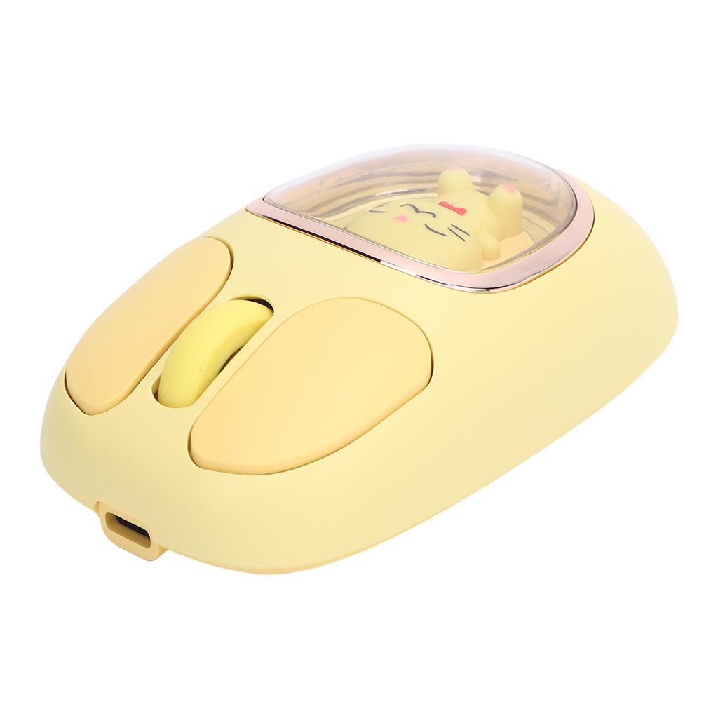 Wireless Mouse Cute Doll Type C Rechargeable Silent RGB Backlit 2.4G BT3.0 BT5.0 Mouse for Working