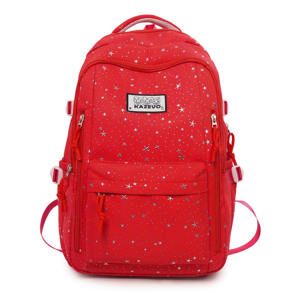 Schoolbag Japanese Ins New High-value Fresh and Sweet Polka Dot College Style Backpack Junior High School Students Lightweight Backpack