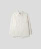 BLACK MOMENT Utility Two-Pocket Cotton Overshirt [White]
