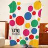 Artist Y-Yayoi K-Kusama Throw Flannel Throw Blanket, Lightweight Cozy, Durable Washable Cute Cool