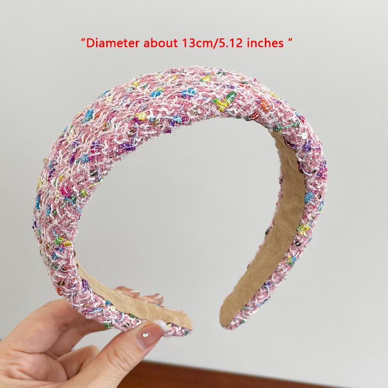 Rose Red Series Headband Female Hair Hoop Sweet And Cute Go Out All-Match Press Hair Headband Versatile  Hairstyle Tool