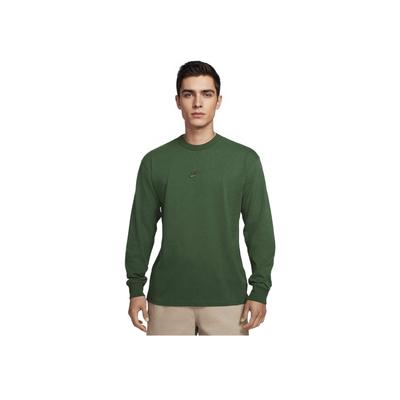 Premium Essentials Pullover-Sweatshirt mit gesticktem Logo, Herrenoberteile, Grün, DO7391-323