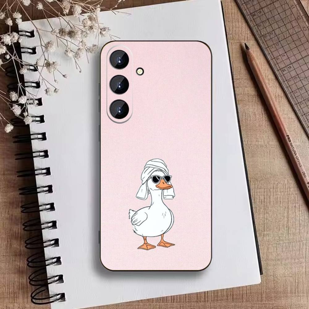 Cute Funny animals Phone Case For Samsung Galaxy A73,A72,A71,A70,A52,A51 Others Soft Black Cover
