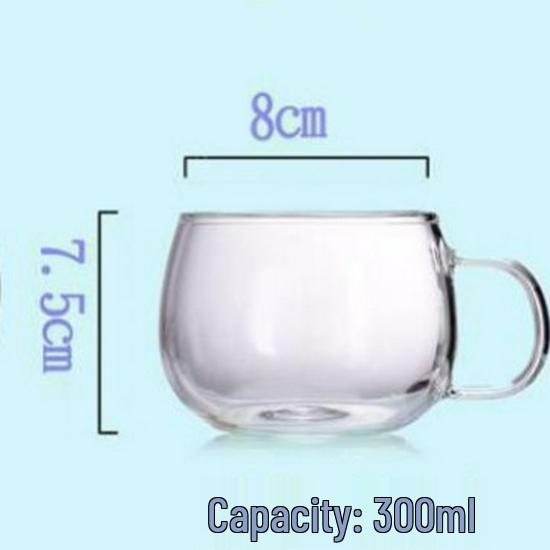 Large Capacity Glass Carafe Set for Hot & Cold Beverages