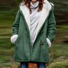 In Stock: New Style Women's Top Coat with Plus Velvet, Fur Collar, and Pockets