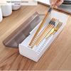 Chopstick Box with Lid  Dustproof Drainage Kitchen Flat Chopsticks Basket Knife Fork Spoon Tableware Storage Box