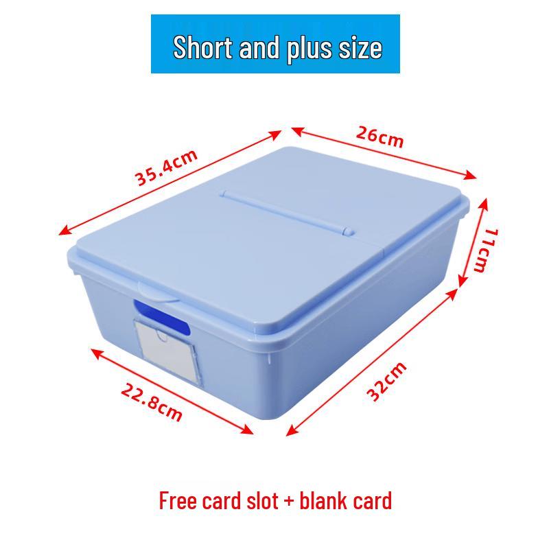 Car Storage Box with Flip-Top Lid and Handle