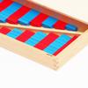 [MONTE Kids] Montessori Teaching Aids - Set of 2 Mini Math Sticks - Montessori Monte Kids Math Educational Supplies Learning Supplies Authentic
