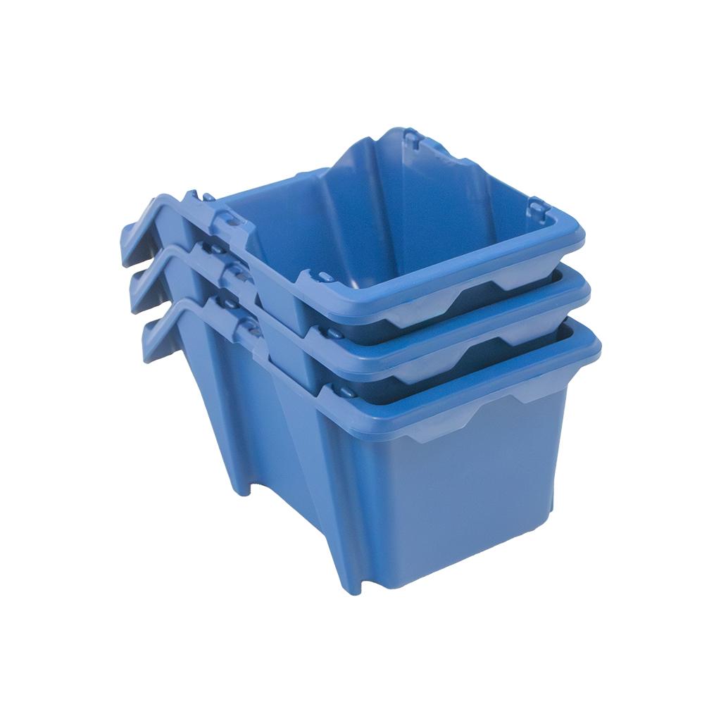 Mega-M storage container workshop tray M plastic 200x300x130 mm blue N