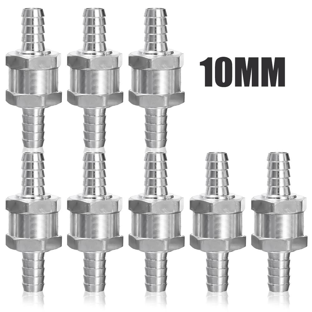 Araba Tek Yönlü Kontrol Vanası 6/8/10/12MM Yağ Besleme Bağlantısı El Pompası Alüminyum Alaşımlı Yakıt Geri Dönüşsüz Kontrol Vanası Peugeot Renault için