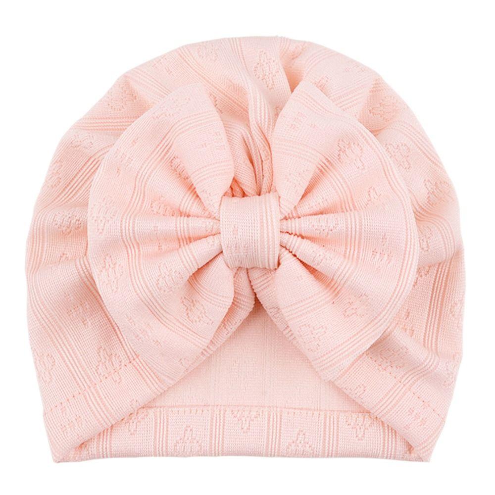 Breathable Newborn Head Wraps Knitted Soft Infant Cap Cute Baby Turban Hat Daily Wear