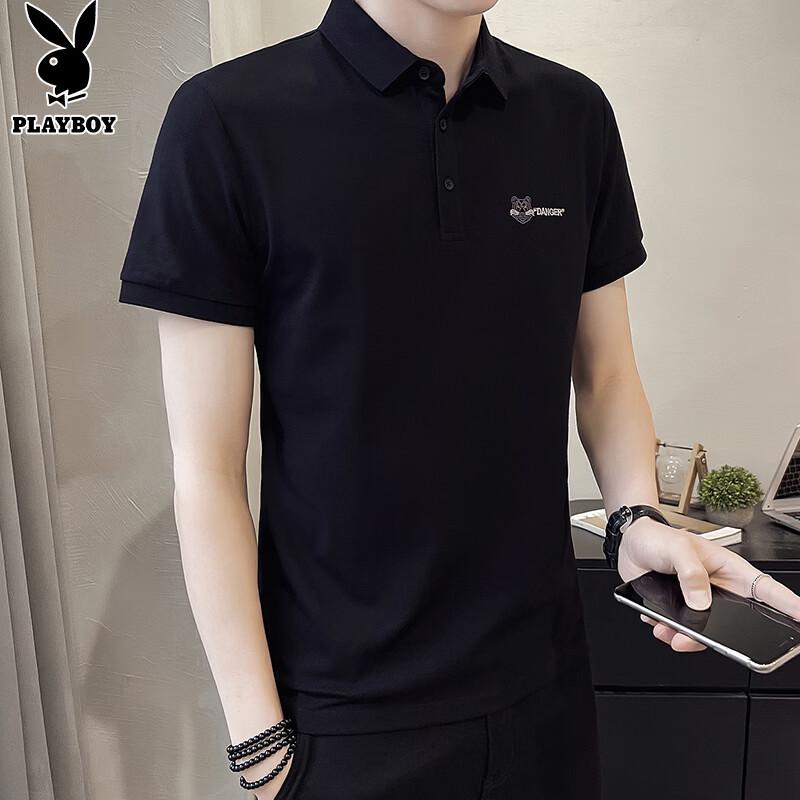 PLAYBOY Men s Short Sleeve Polo T-shirt XXXL