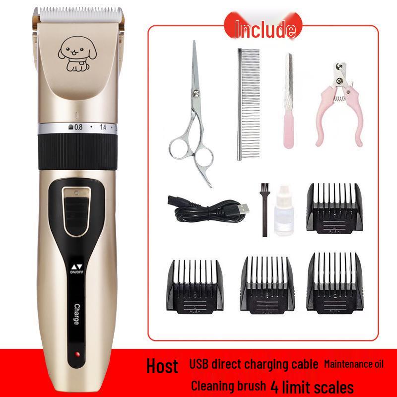 Kuanger Pet Electric Hair Trimmer Set for Dogs & Cats