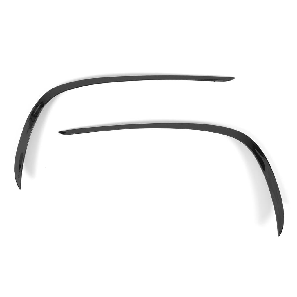 1 Pair Front Bumper Lip Splitter Gloss Black Car Spoiler Diffuser Replacement For Benz GLE‑Class W166 AMG‑Line C292