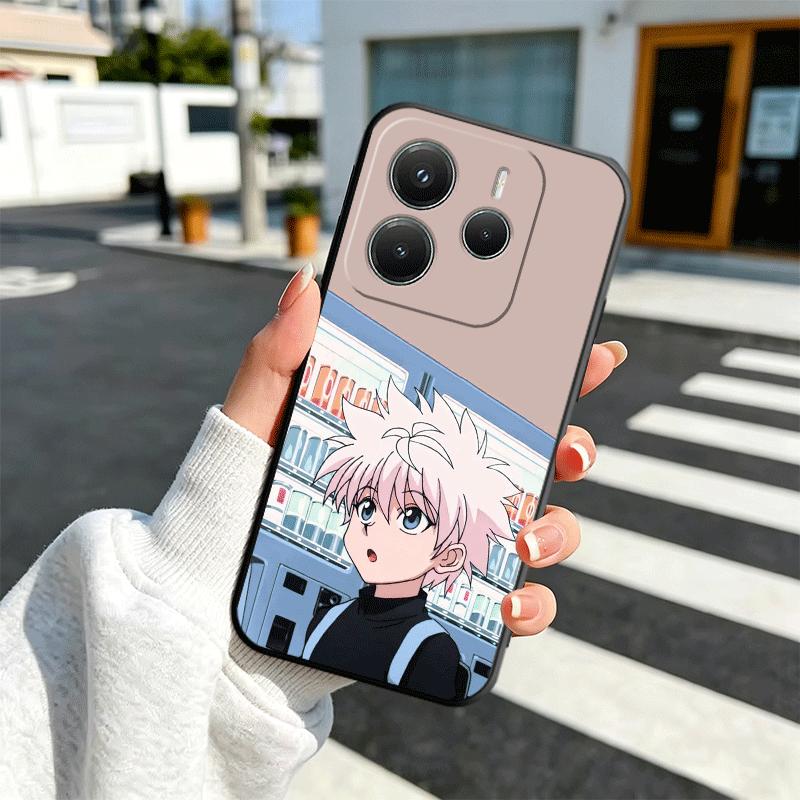 Hunter X-Hunters Cute Soft Phone Case for Xiaomi Redmi Note 12 13 14 15 Pro Plus 11 12S 11S 11T 10 4G Black Cover Back Shell