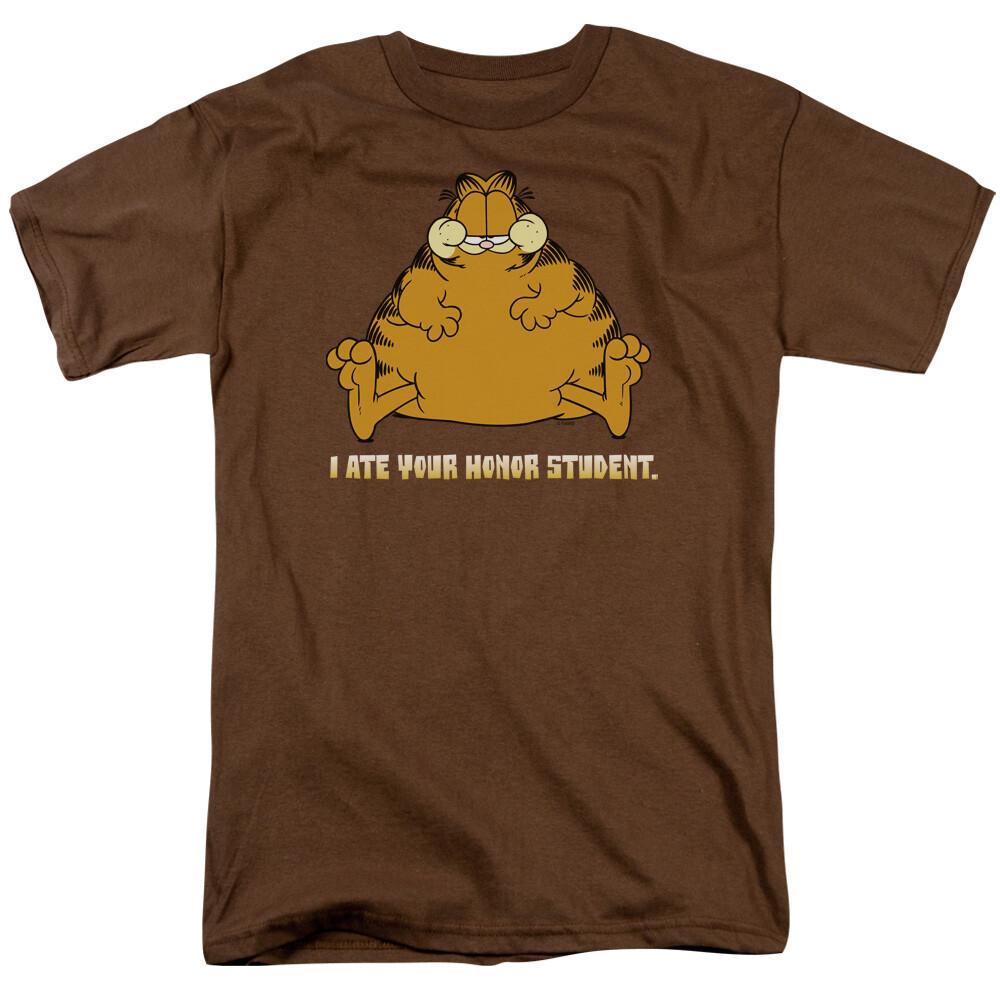 

26 Garfield I Ate Your Honor Student T Shirt Mens Licensed Cat Comic Tee Coffee Unisex T-Shirt M
