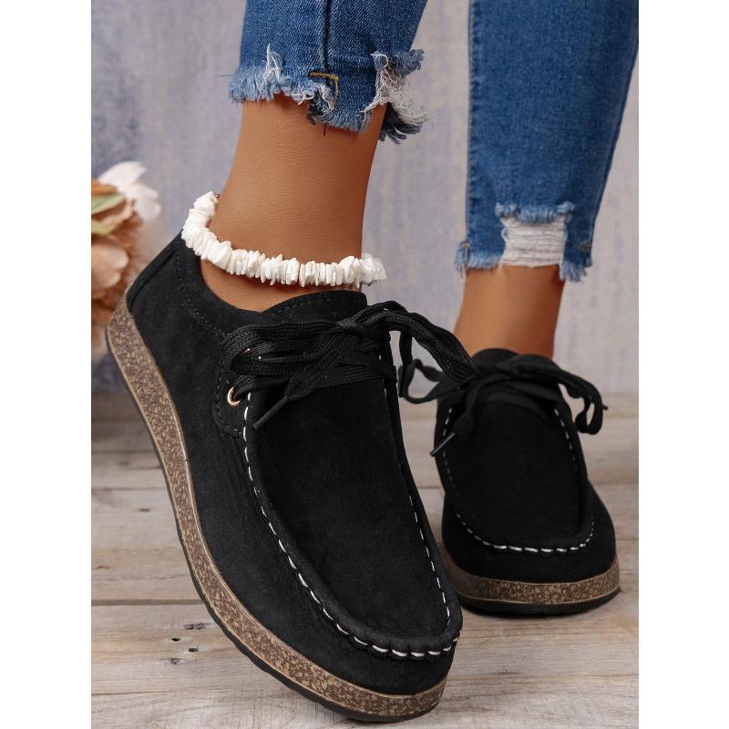 New Plus-size Women's Shoes Flat Elastic Strap Slippers Lazy People Pedal Casual Shoes