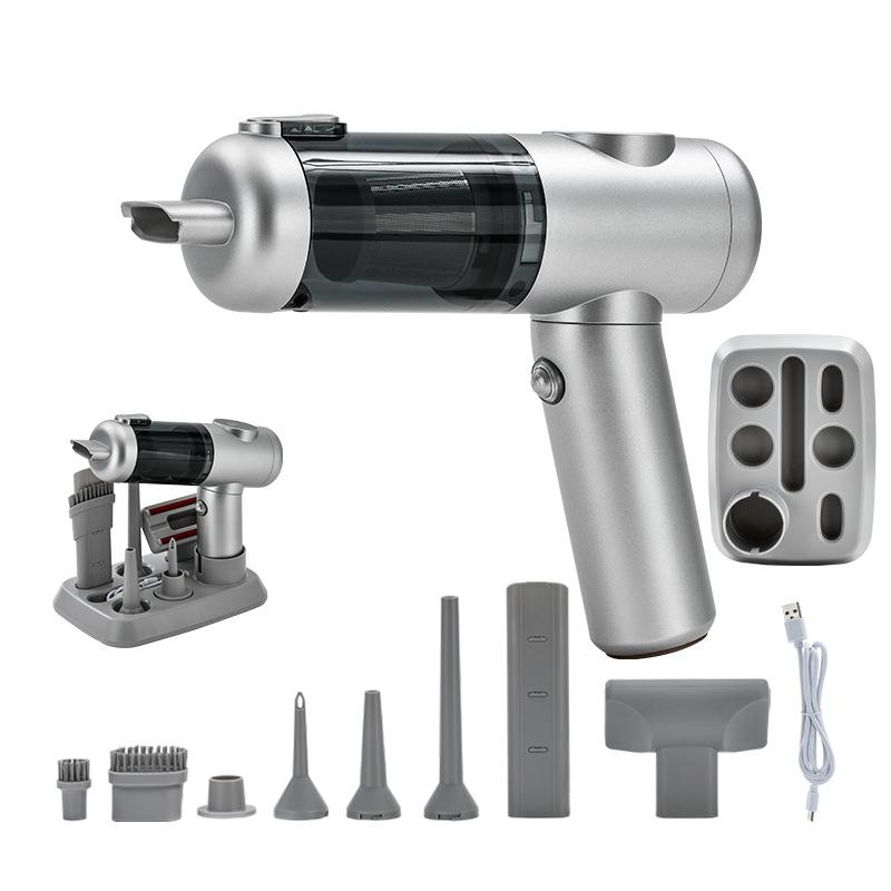 Wireless handheld brushless motor high suction car-mounted small home and car dual-use rechargeable vacuum cleaner