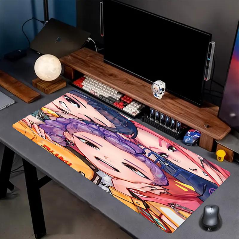KPop Dämonenjäger Druck Mauspads, Rutschfeste Schreibtisch-Tastaturmatte, für PC Laptop Gaming Arbeiten Tägliche Nutzung, Coole Festival-Überraschungsgeschenk