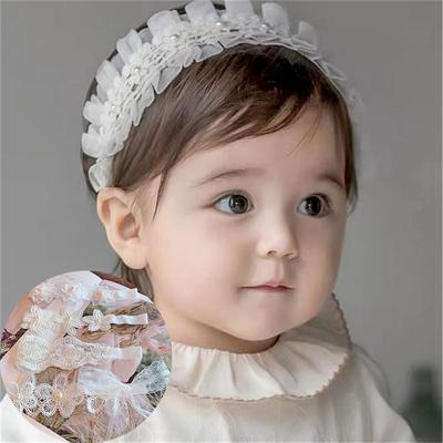 Bow Knot Hair Band Girls Flower Headband Newborn Baby Accessories Soft Soft Elastic Gift