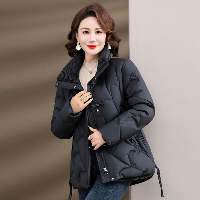 Ronghua Comfort Women's Short Stand Collar Down Jacket