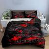 Eagle with red flames. Bedding sets Duvet cover sets Duvet covers Pillowcases(1* Duvet Cover 2* Pillowcases without duvet insert)
