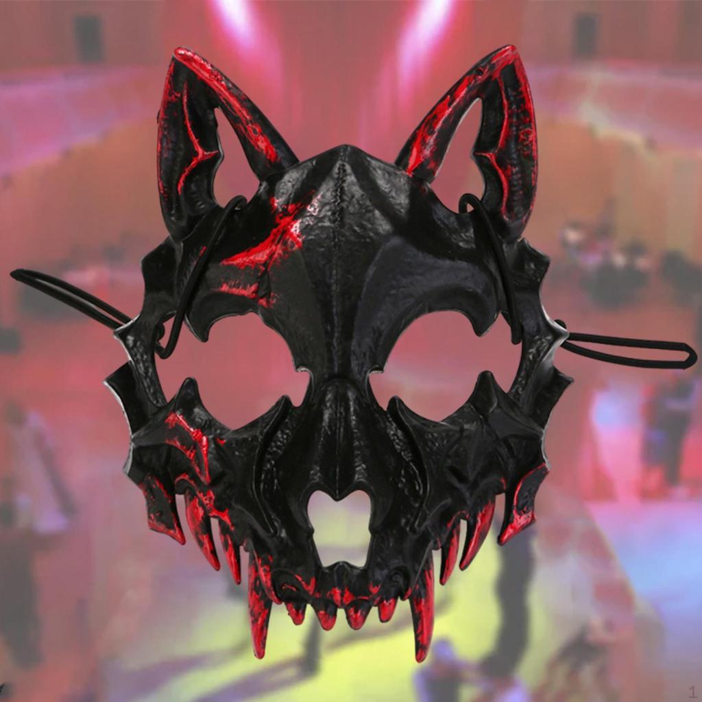 Maska pro dospělého vlka pro Halloweenský kostým a hraní rolí