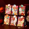 6pcs Chinese New Year Red Envelopes Cartoon Horse Year Hongbao Cute Money Packaging Envelopes Spring Festival Gifts
