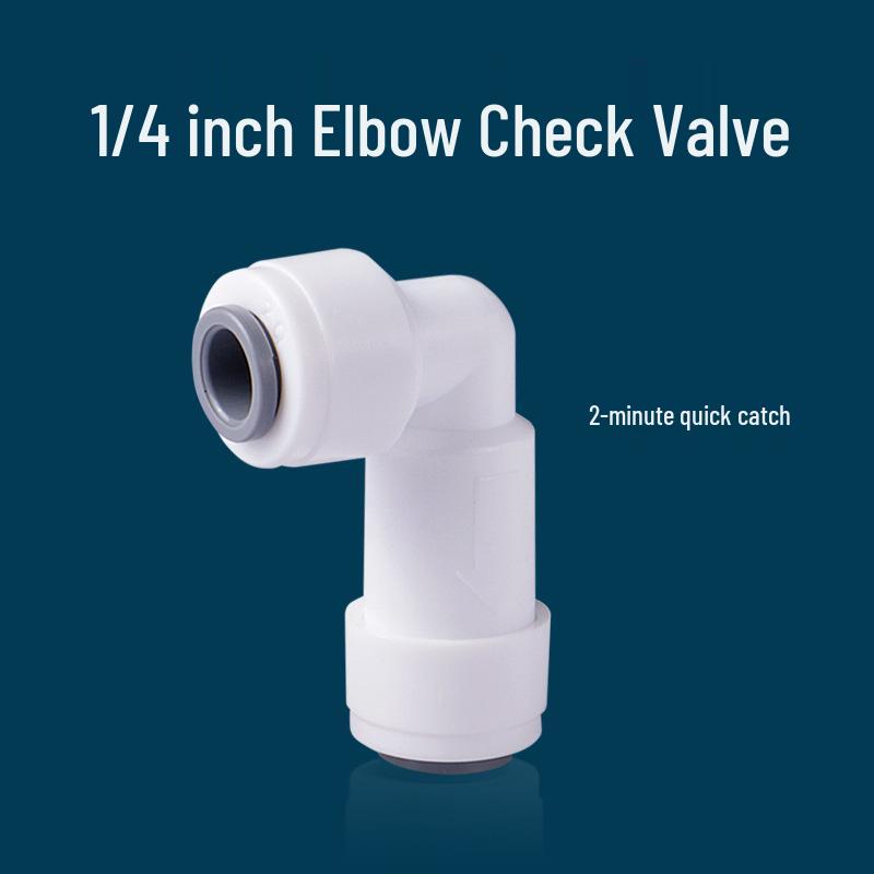 Universal Water Purifier Check Valve Elbow - Backflow Prevention
