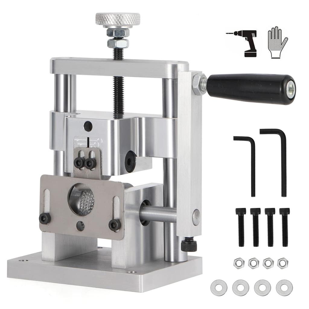 CGOLDENWALL Wire and Cuts Electrical Manual or Electric Desktop Smooth Cable Professional Japanese Instruction Manual Included Stripper, 0.5-30mm,