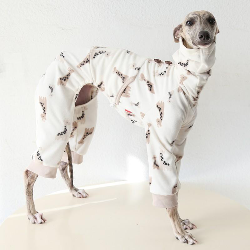 Petstyle Nordic Fairy Tale Dog Bodysuit Italian Greyhound Whippet Warm Fleece Pet Clothes