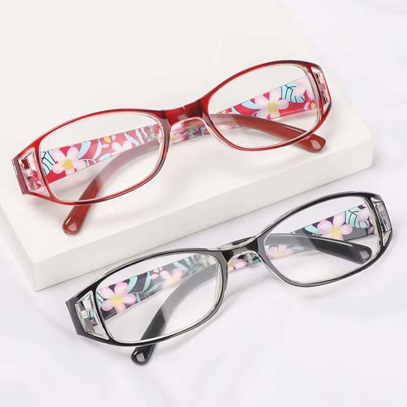 Fashion Printing Folding Reading Glasses Women Men Anti-Blue Light Portable Magnifying Presbyopia Eyeglasses