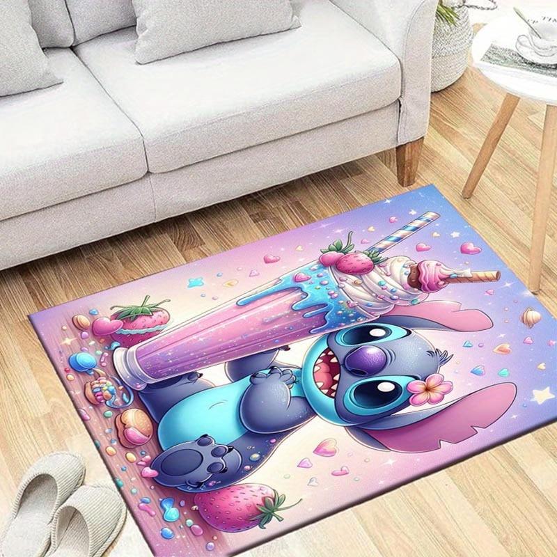 

1pc Stitch Pattern Area Rug Soft Flannel Floor Mat for Living Room,Office,Bedroom and Carpet 60cm by 90cm