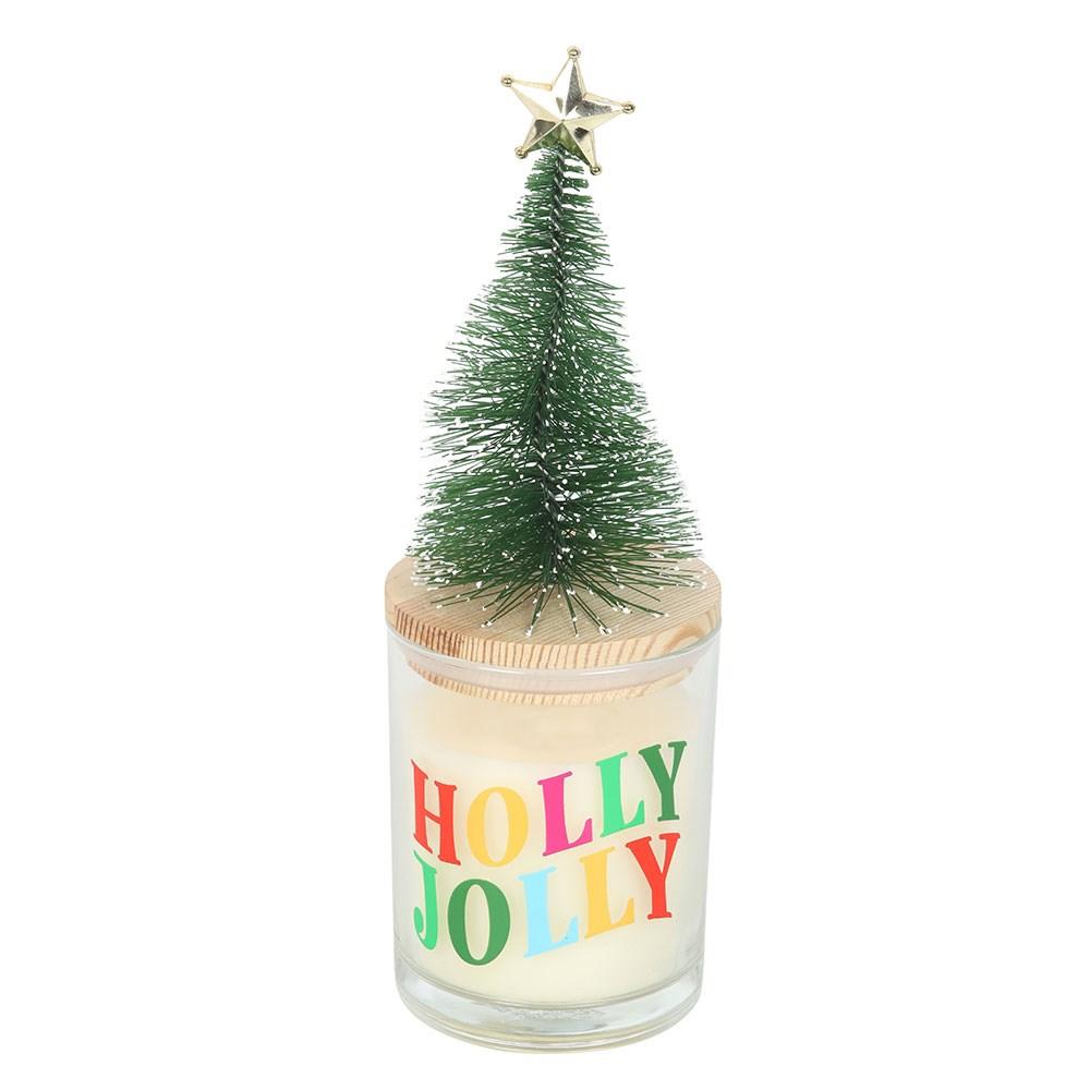 Something Different Holly Jolly Pine & Fir Christmas Tree Candle