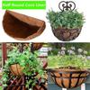 10/12/14 Inch Hanging Basket Liner Round Coconut Liners for Planters 100% Natural Coco Basket Replacement Liner