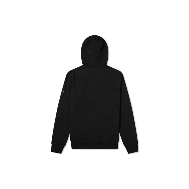 STONE ISLAND Ghost Pieces Black Label Casual Raglan Sleeve Hoodie Men Hoodies 7415653F3-V0029