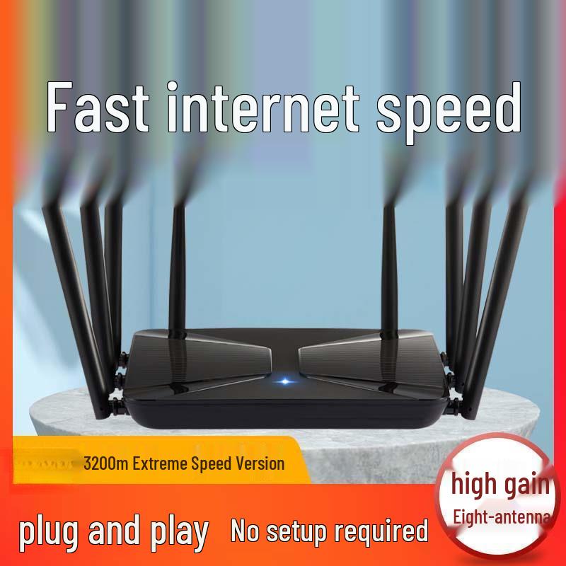 2025 Dual-Band Gigabit WiFi6 High-Power Router: 5G, 1700M, Wall-Penetrating, High-Speed Wireless for Smart Homes