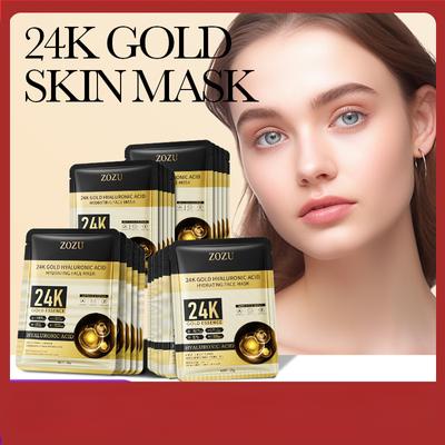 24k Gold Hyaluronic Acid Hydrating Mask Moisturising & Hydrating Skin Care Mask