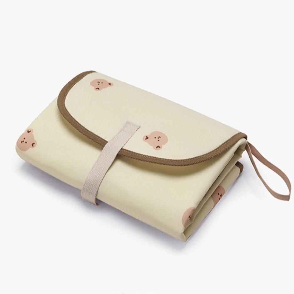 Foldable Diaper Changing Pad Bear Bedding Changing Cover Pad  for Newborn
